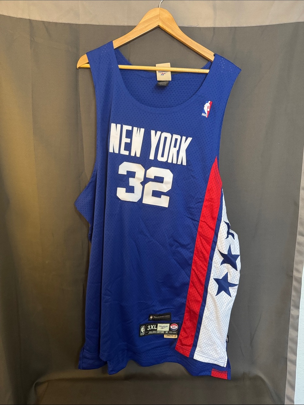 Reebok Hardwood classics vintage Julius Erving Basketball Jersey